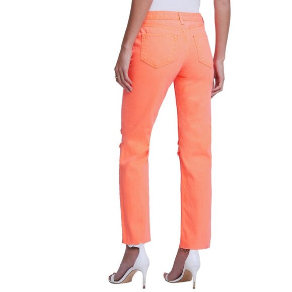 NEW L'AGENCE Milana Low-Rise Stovepipe Pants size 27 - Picture 2 of 9